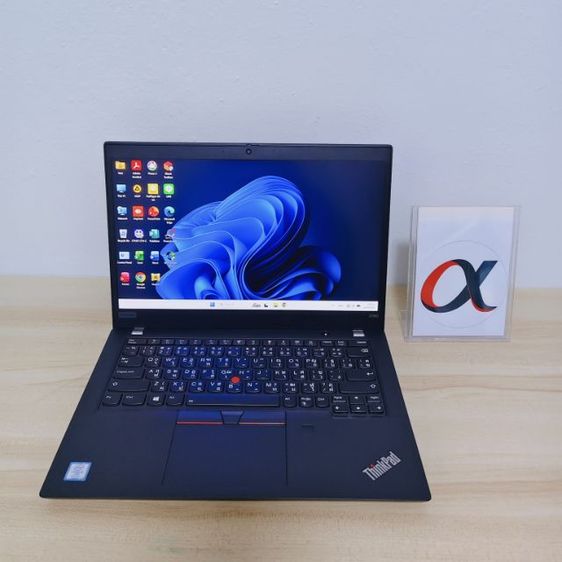 Notebook ThinkPad X390 มือสอง สภาพดี CPU i5-G8 จอ13.3 RAM 16GB M.2 512GB แบต 4ชม  สายชาร์จ USB-C รูปที่ 3