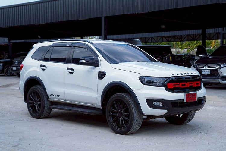 Ford Everest 2022 2.0 Trend Utility-car ดีเซล ขาว รูปที่ 3