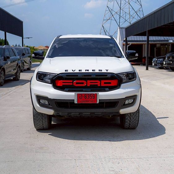 Ford Everest 2022 2.0 Trend Utility-car ดีเซล ขาว รูปที่ 2