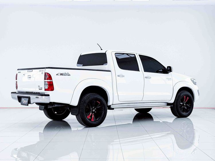 Toyota Hilux Vigo Champ 2013 Double Cab 2.5 E Prerunner Pickup ดีเซล ไม่ติดแก๊ส เกียร์อัตโนมัติ ขาว รูปที่ 4
