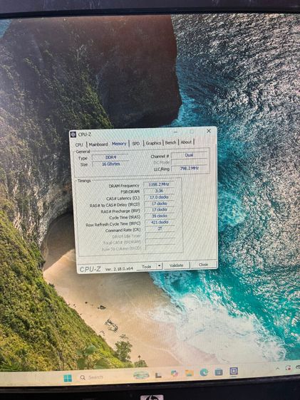 ยกชุด I7 8700 RAM 16 G SSD 256G HDD 2 TB GTX 1060 3G จอ 24 นี้ว รูปที่ 7