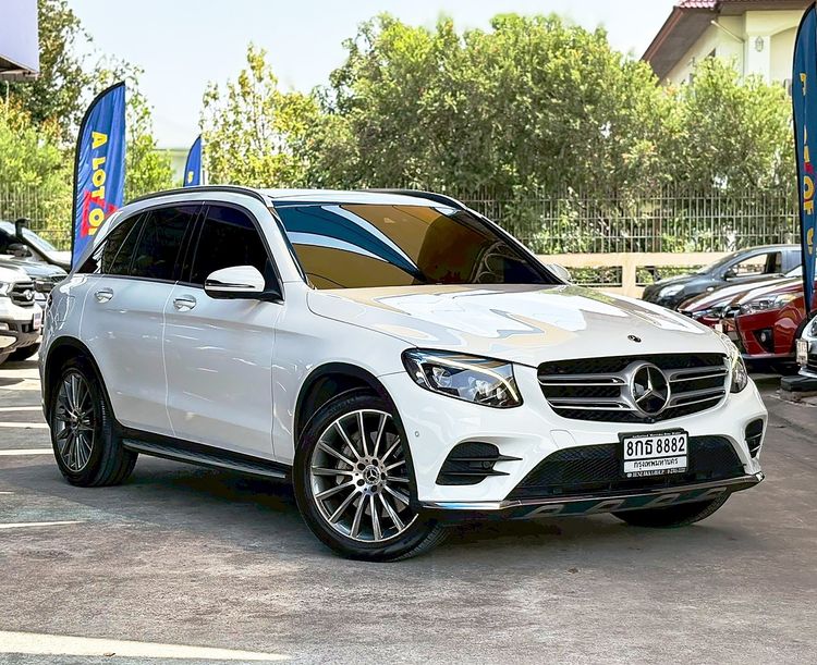 Mercedes-Benz GLC-Class 2018 GLC250d Utility-car ดีเซล ไม่ติดแก๊ส เกียร์อัตโนมัติ ขาว