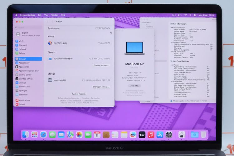 MacBook Air M1 13" 8.256GB - ID26030114 รูปที่ 4