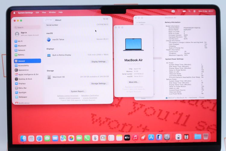 MacBook Air M3 13" 16.256GB  - ID26030107 รูปที่ 4