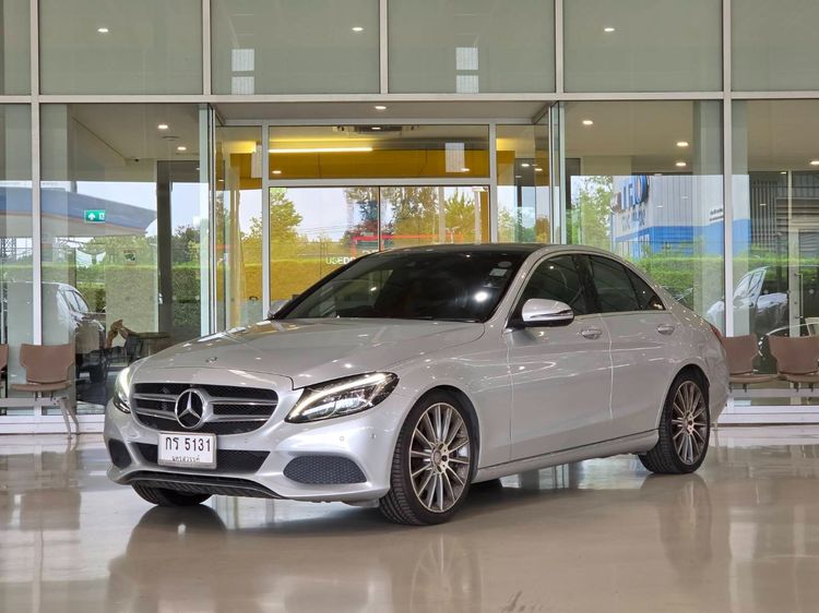รถ Mercedes-Benz C-Class C350 สี เทา