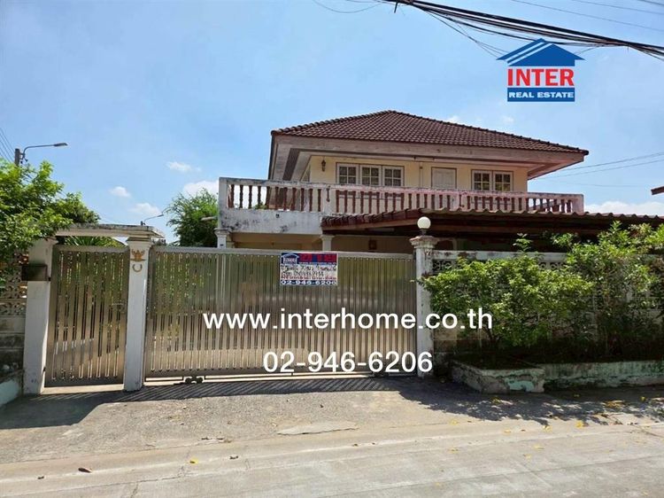 บ้านเดี่ยว 2 ชั้น 70 ตร.ว. หมู่บ้านณรงค์สุขนิเวศน์ ซอยนนทบุรี6 ถนนเลี่ยงเมืองนนทบุรี ถนนราชพฤกษ์-นนทบุรี เมืองนนทบุรี นนทบุรี