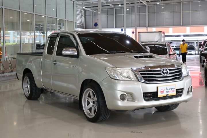 Toyota Hilux Vigo 2012 2.5 Smart Cab E Pickup ดีเซล ไม่ติดแก๊ส เกียร์ธรรมดา บรอนซ์เงิน รูปที่ 3