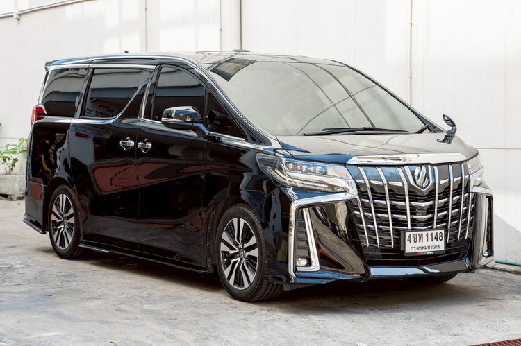 Toyota Alphard 2020 2.5 S C-Package Van เบนซิน ไม่ติดแก๊ส เกียร์อัตโนมัติ ดำ