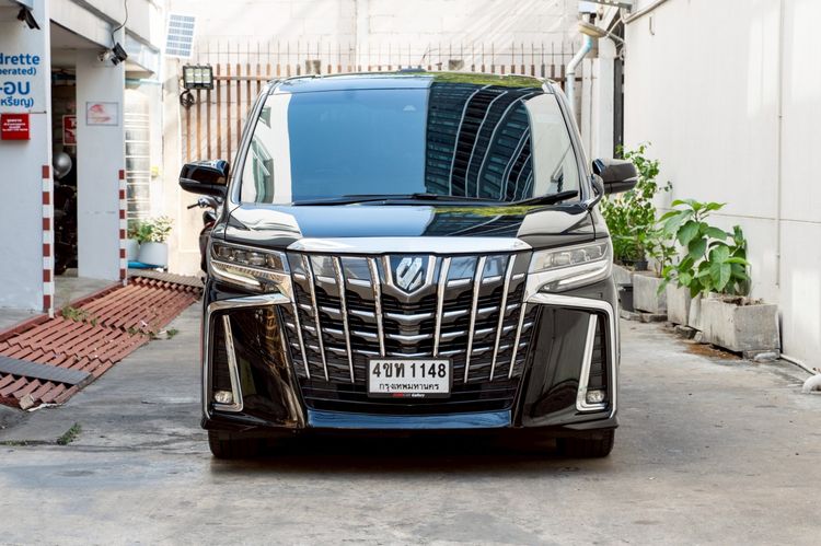 Toyota Alphard 2020 2.5 S C-Package Van เบนซิน ไม่ติดแก๊ส เกียร์อัตโนมัติ ดำ รูปที่ 3