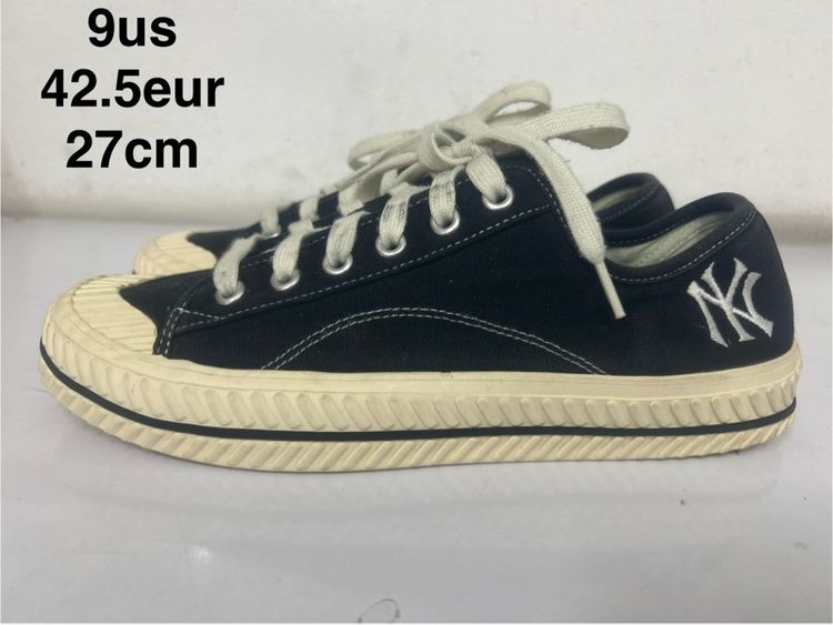 ดำ ผ้า รองเท้าผ้าใบ UK 8.5 | EU 42 2/3 | US 9 รองเท้า mlb