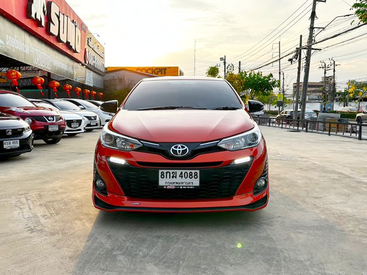 Toyota Yaris 2018 1.2 G Plus Sedan เบนซิน ไม่ติดแก๊ส เกียร์อัตโนมัติ ส้ม รูปที่ 2