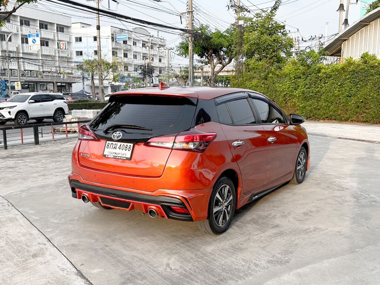 Toyota Yaris 2018 1.2 G Plus Sedan เบนซิน ไม่ติดแก๊ส เกียร์อัตโนมัติ ส้ม รูปที่ 4
