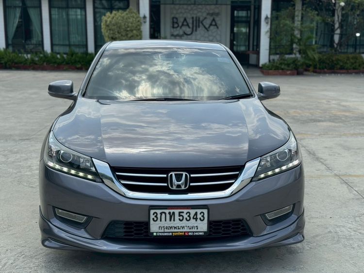 Honda Accord 2014 2.0 EL i-VTEC Sedan เบนซิน ไม่ติดแก๊ส เกียร์อัตโนมัติ เทา รูปที่ 2