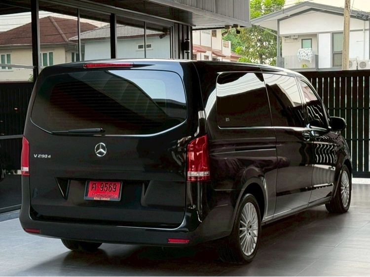 Mercedes-Benz V-Class 2021 V250 Van ดีเซล ไม่ติดแก๊ส เกียร์อัตโนมัติ ดำ รูปที่ 4