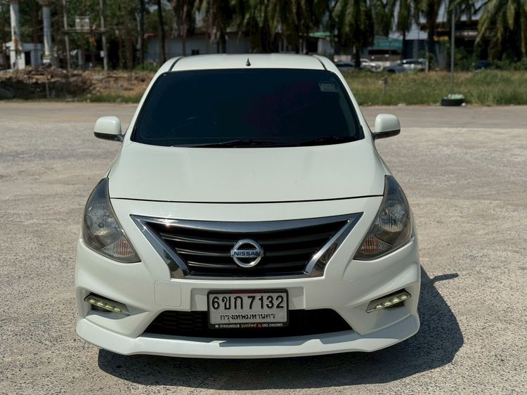 Nissan Almera 2016 1.2 E Sportech Sedan เบนซิน ไม่ติดแก๊ส เกียร์อัตโนมัติ ขาว รูปที่ 2