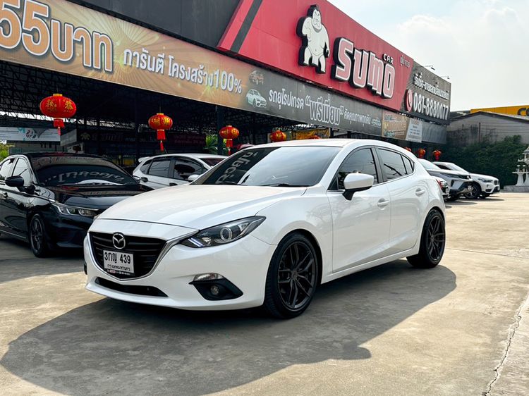 Mazda Mazda3 2014 2.0 S Sports Sedan เบนซิน ไม่ติดแก๊ส เกียร์อัตโนมัติ ขาว