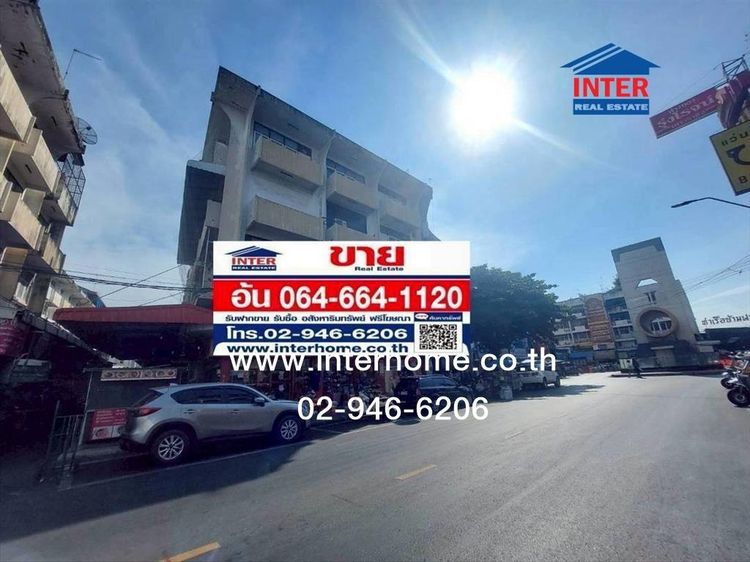 อาคารพาณิชย์ 5 ชั้น 40.11 ตร.ว. อาคารพาณิชย์ ติดตลาดปากน้ำ ถนนนารายณ์ปราบศึก ถนนสุขุมวิทสายเก่า เมืองสมุทรปราการ สมุทรปราการ