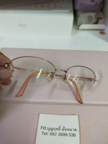 อื่นๆ แว่นสายตา แว่นตา DIOR CD 7645 J MADE IN JAPAN ขนาด 55 17 135 ของแท้สภาพดี เลนส์มีค่าสายตา เอาไปตัดใส่เลนส์ใหม่ได้เลยครับ