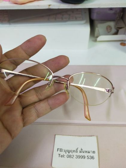 แว่นตา DIOR CD 7645 J MADE IN JAPAN ขนาด 55 17 135 ของแท้สภาพดี เลนส์มีค่าสายตา เอาไปตัดใส่เลนส์ใหม่ได้เลยครับ รูปที่ 3