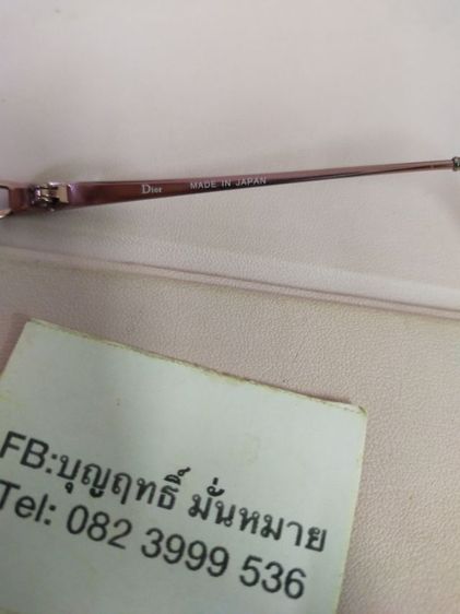 แว่นตา DIOR CD 7645 J MADE IN JAPAN ขนาด 55 17 135 ของแท้สภาพดี เลนส์มีค่าสายตา เอาไปตัดใส่เลนส์ใหม่ได้เลยครับ รูปที่ 5