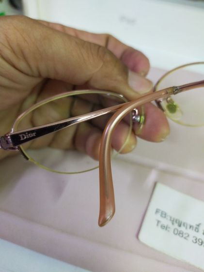 แว่นตา DIOR CD 7645 J MADE IN JAPAN ขนาด 55 17 135 ของแท้สภาพดี เลนส์มีค่าสายตา เอาไปตัดใส่เลนส์ใหม่ได้เลยครับ รูปที่ 2