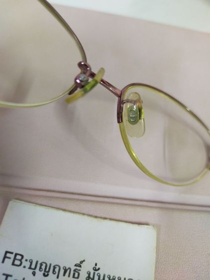 แว่นตา DIOR CD 7645 J MADE IN JAPAN ขนาด 55 17 135 ของแท้สภาพดี เลนส์มีค่าสายตา เอาไปตัดใส่เลนส์ใหม่ได้เลยครับ รูปที่ 6