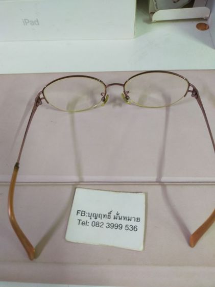 แว่นตา DIOR CD 7645 J MADE IN JAPAN ขนาด 55 17 135 ของแท้สภาพดี เลนส์มีค่าสายตา เอาไปตัดใส่เลนส์ใหม่ได้เลยครับ รูปที่ 7