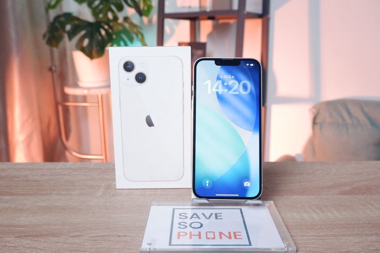 128 GB iPhone 13 128GB สี Starlight เครื่องสวย ราคาเพียง 11,900.- มีประกันร้าน 60วัน