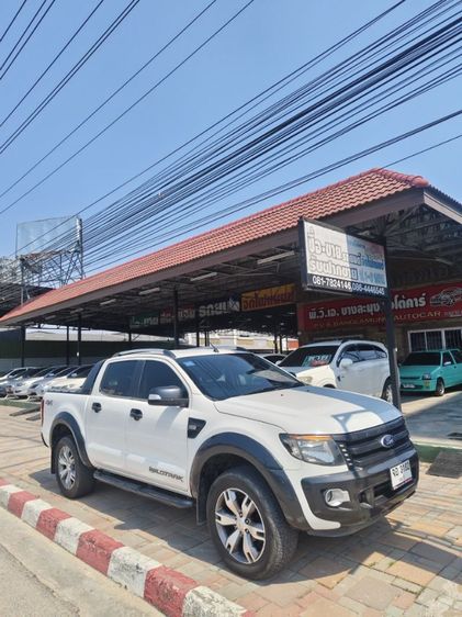 Ford Ranger 2013 3.2 Wildtrak 4WD Pickup ดีเซล ไม่ติดแก๊ส เกียร์อัตโนมัติ ขาว