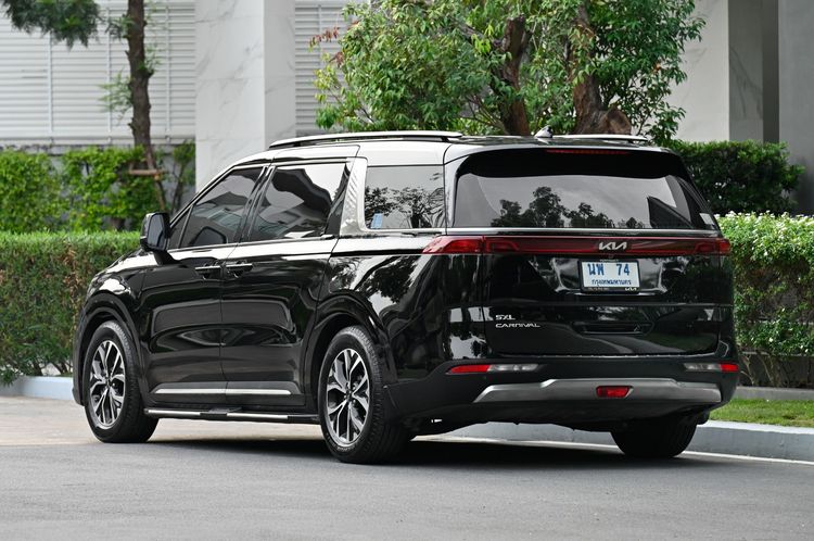 Kia Carnival 2022 2.2 SXL Van ดีเซล ไม่ติดแก๊ส เกียร์อัตโนมัติ ดำ รูปที่ 3