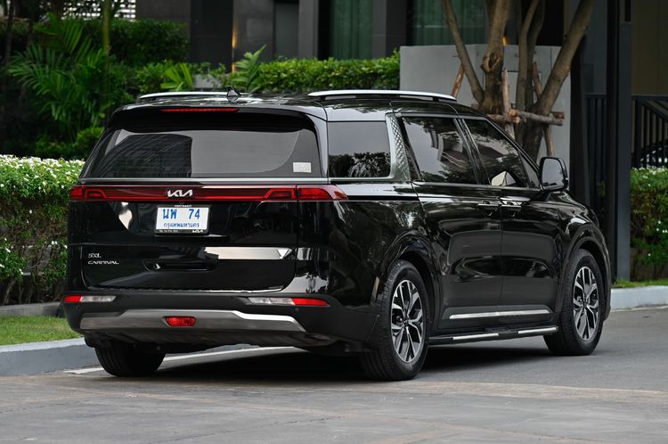 Kia Carnival 2022 2.2 SXL Van ดีเซล ไม่ติดแก๊ส เกียร์อัตโนมัติ ดำ รูปที่ 4