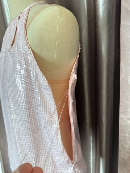 พร้อมส่ง Sleeveless Sequin Top Pink Rose Lyn Around Size L รูปที่ 5