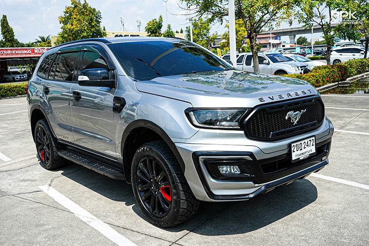 Ford Everest 2021 2.0 Titanium Sport Utility-car ดีเซล ไม่ติดแก๊ส เกียร์อัตโนมัติ เทา รูปที่ 3