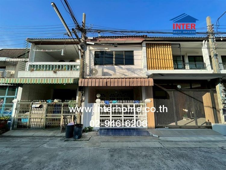 ทาวน์เฮ้าส์ 2 ชั้น 18 ตร.ว. หมู่บ้านธารทองนิเวศน์ ถนนพหลโยธิน ถนนเทพรักษ์ เขตบางเขน กรุงเทพมหานคร