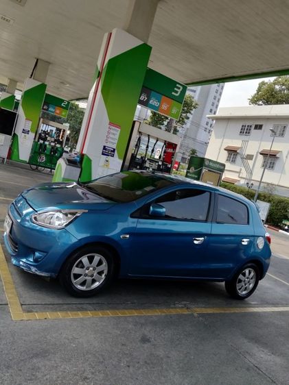Mitsubishi Mirage 2003 1.2 Glx Limited Edition Sedan เบนซิน ไม่ติดแก๊ส เกียร์อัตโนมัติ น้ำเงิน รูปที่ 2