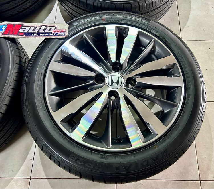 ล้อมือสองJAZZ GK RS ขอบ16 พร้อมยางป้ายแดง 185 55 16  รูปที่ 3