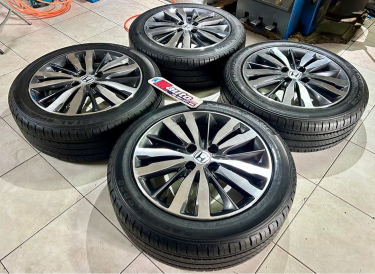 ล้อมือสองJAZZ GK RS ขอบ16 พร้อมยางป้ายแดง 185 55 16  รูปที่ 2