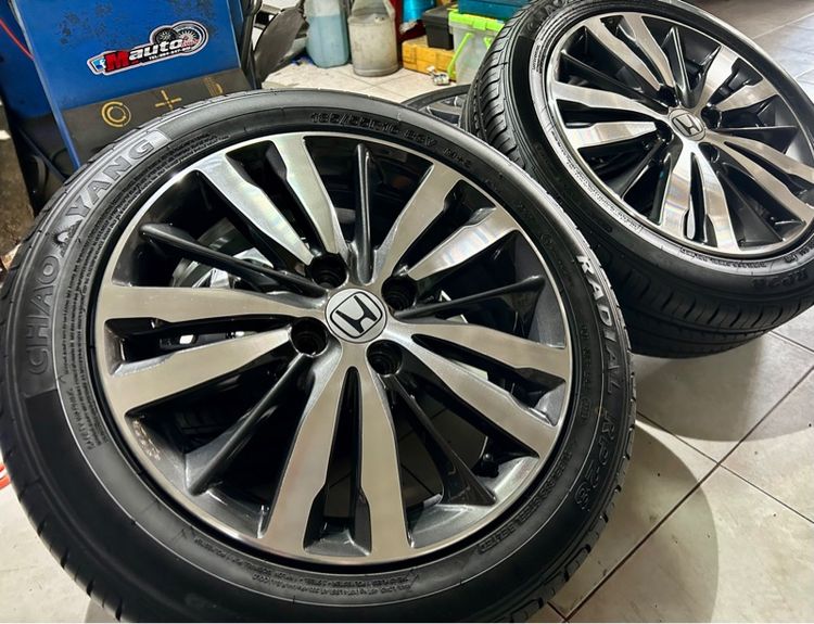 ล้อมือสองJAZZ GK RS ขอบ16 พร้อมยางป้ายแดง 185 55 16  รูปที่ 9