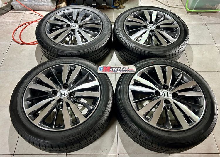 ล้อมือสองJAZZ GK RS ขอบ16 พร้อมยางป้ายแดง 185 55 16 