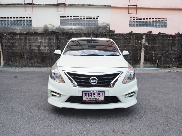 Nissan Almera 2019 1.2 E Sportech Sedan เบนซิน ไม่ติดแก๊ส เกียร์อัตโนมัติ ขาว รูปที่ 3