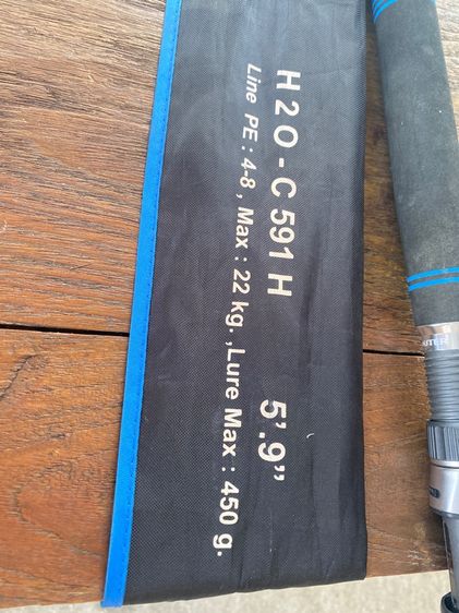 รอกAccurate BV500HN สีเงินดำพร้อมคัน FC monster H2O-C 591 H  ยาว 5‘.9“ รูปที่ 13