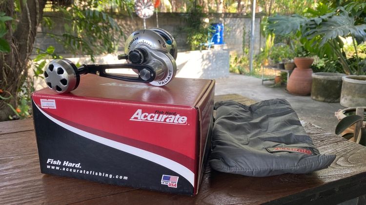 รอกAccurate BV500HN สีเงินดำพร้อมคัน FC monster H2O-C 591 H  ยาว 5‘.9“ รูปที่ 4