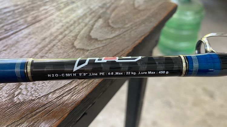 รอกAccurate BV500HN สีเงินดำพร้อมคัน FC monster H2O-C 591 H  ยาว 5‘.9“ รูปที่ 8