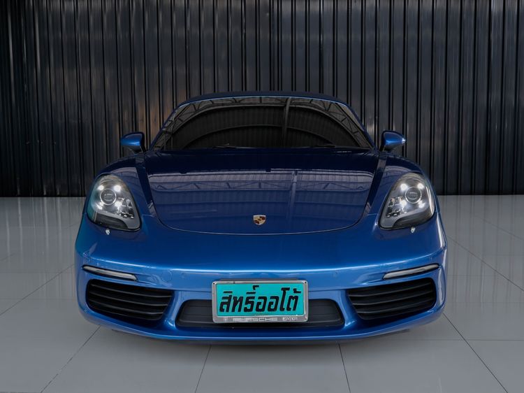 Porsche 718 2019 2.0 Boxster Sedan เบนซิน ไม่ติดแก๊ส เกียร์อัตโนมัติ น้ำเงิน รูปที่ 2