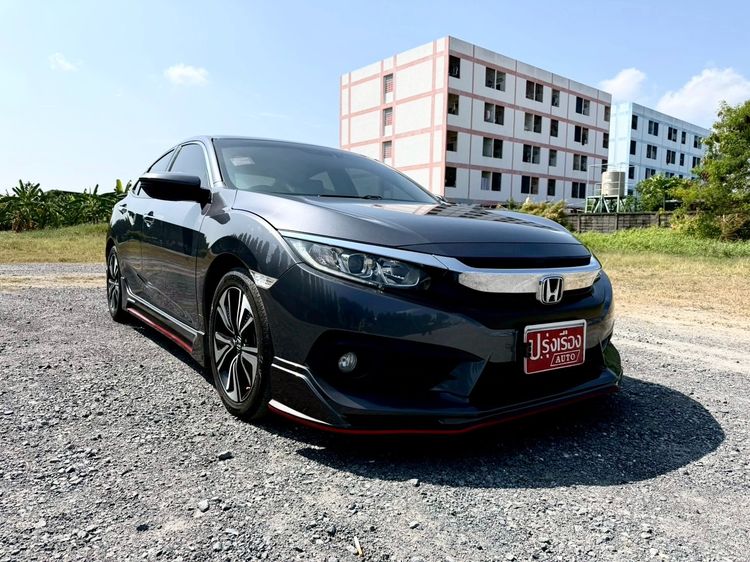 Honda Civic 2018 1.5 Turbo Sedan เบนซิน ไม่ติดแก๊ส เกียร์อัตโนมัติ เทา รูปที่ 3