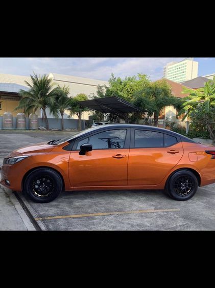 Nissan Almera 2021 1.0 VL Sedan เบนซิน เกียร์อัตโนมัติ ส้ม รูปที่ 3