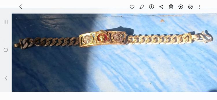 เลสหลวงพ่อรวย2บาท ปี 2561  เหลี่ยมทองคำ