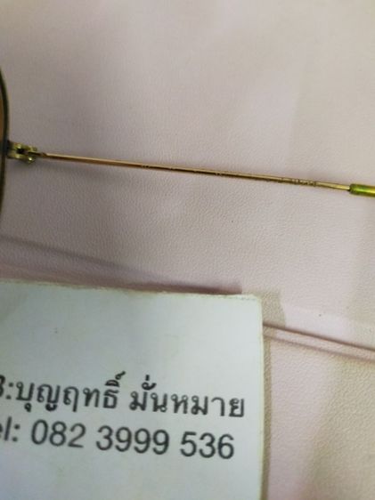 แว่นตา Rayban made in italy ของแท้ 58 14 140 สีชา สภาพดี สวยๆ รูปที่ 5