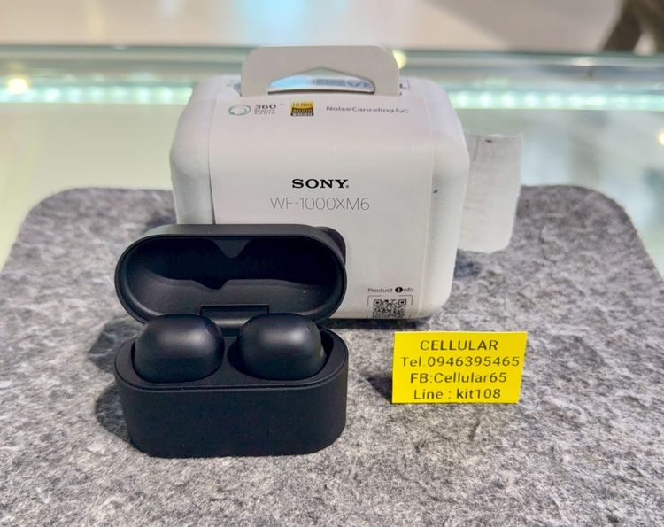 Sony WF-1000XM6 เพิ่งใช้ไม่กี่ครั้ง ประกันศูนย์ไทยเกือบปี ครบกล่อง