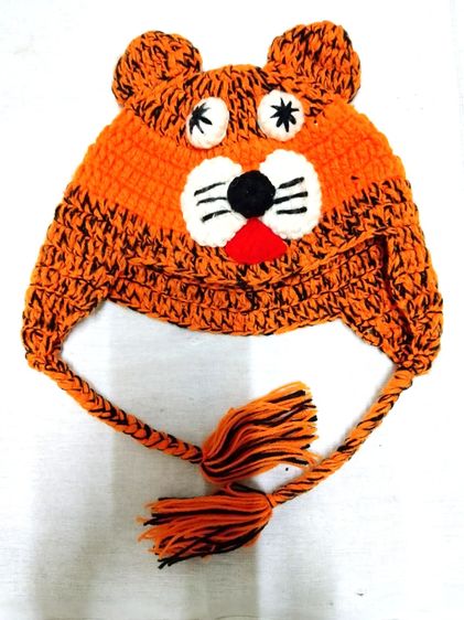 หมวกและหมวกแก๊ป หมวกไหมพรมรูปสัตว์